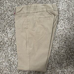 LIMITED Skinny khaki dress pants.